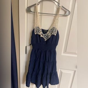 Navy blue dress